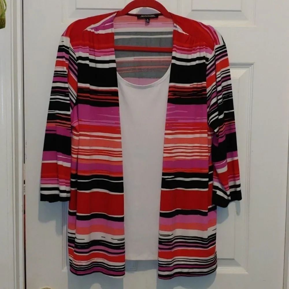 Notations layered look top Sz XL NWOT